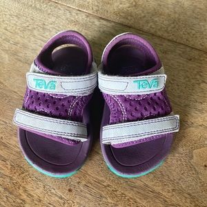 Toddler Girl Purple Tevas